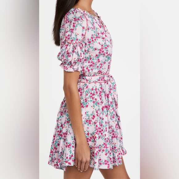 Poupette St Barth Ivy Lace Trimmed Mini Dress (1) - Picture 4 of 10